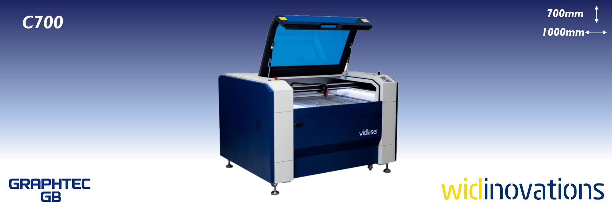 wid inovations - widlaser c700 - banner