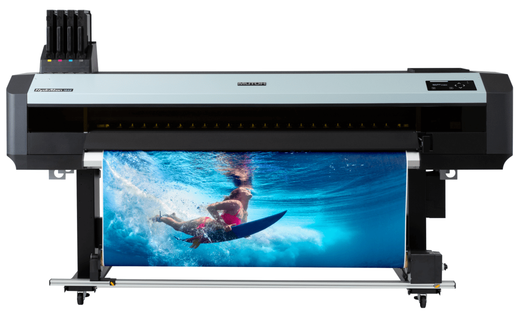 New waterbased UV printer, the Mutoh HydrAton 1642.